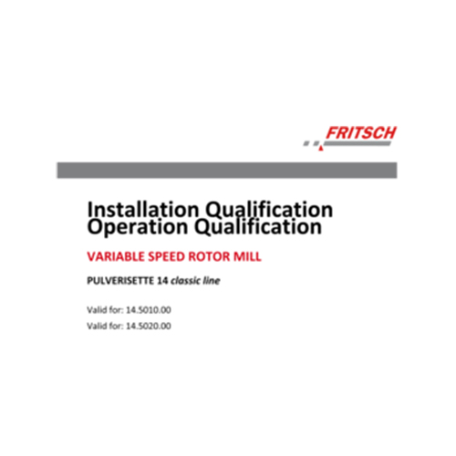 Variable Speed Rotor Mill Pulverisette 14 classic line - ARA